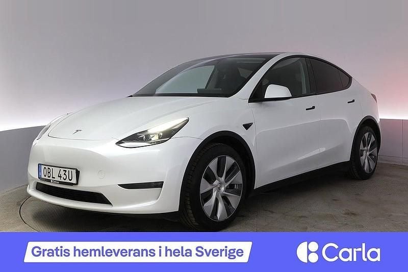 Begagnad Tesla Model Y Long Range AWD 378 kW (514 HK) 2023 Vit SUV