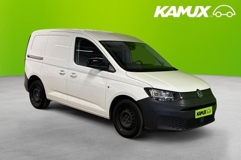Vit Begagnad 2021 VW Caddy Minibuss | 199 800 kr (Marknadspris) - Bild 1/4