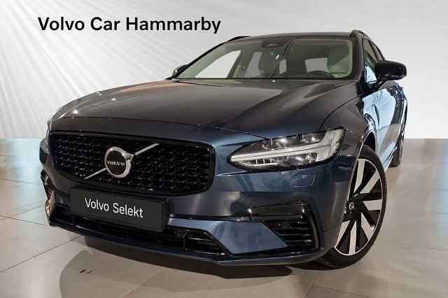 Blå Begagnad 2022 Volvo V90 Plus Kombi | 398 000 kr (Marknadspris) - Bild 1/3