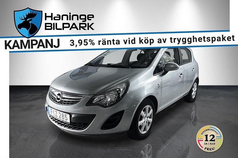 Grå Begagnad 2014 Opel Corsa Enjoy Halvkombi | 49 995 kr (Marknadspris) - Bild 1/2