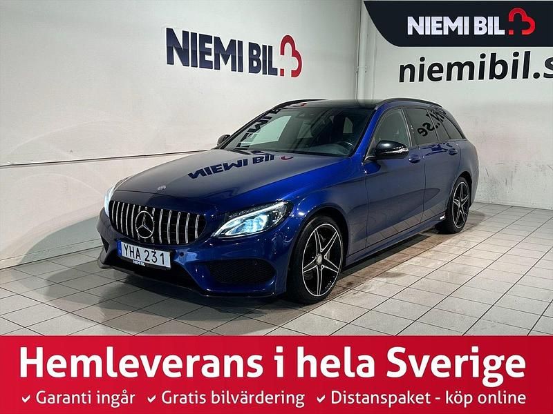 Blå Begagnad 2016 Mercedes C220 AMG Kombi | 229 900 kr (Lite dyr) - Bild 1/3