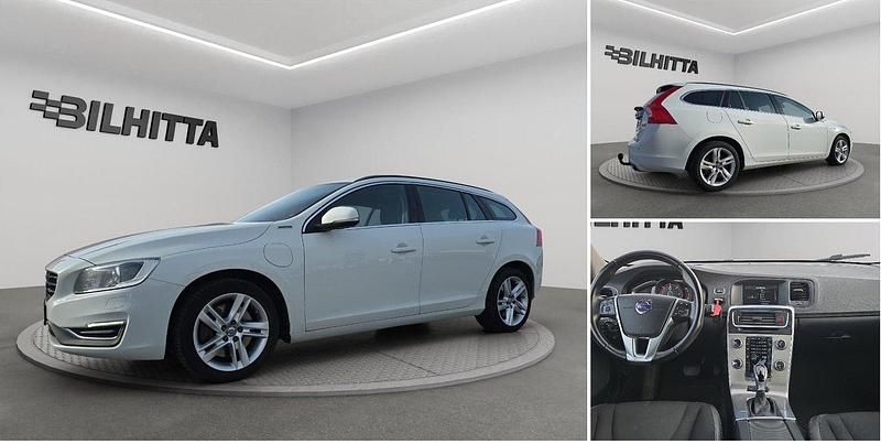 Vit Begagnad 2017 Volvo V60 Momentum Kombi | 165 000 kr (Marknadspris) - Bild 1/4