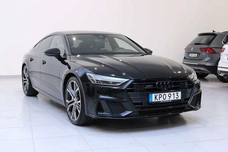 Svart Begagnad 2018 Audi A7 Sportback S-Line Halvkombi | 369 900 kr (Lite dyr) - Bild 1/4