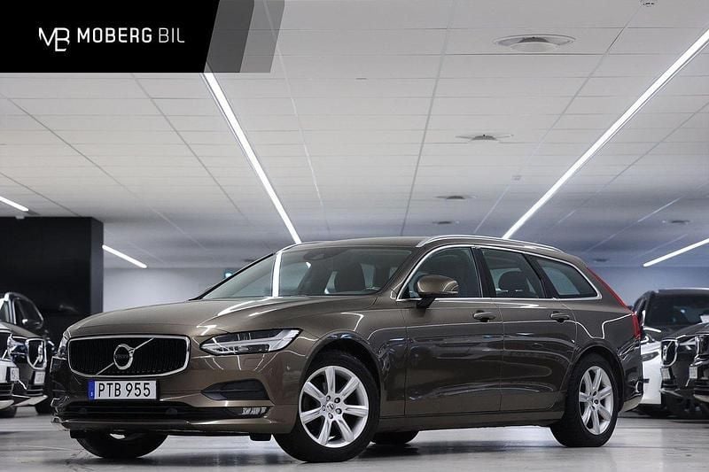 Brun Begagnad 2018 Volvo V90 Momentum Kombi | 209 900 kr (Marknadspris) - Bild 1/2