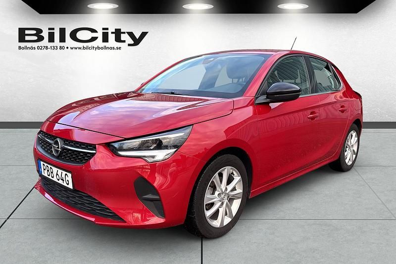 Röd Begagnad 2021 Opel Corsa Halvkombi | 159 000 kr (Lite dyr) - Bild 1/4
