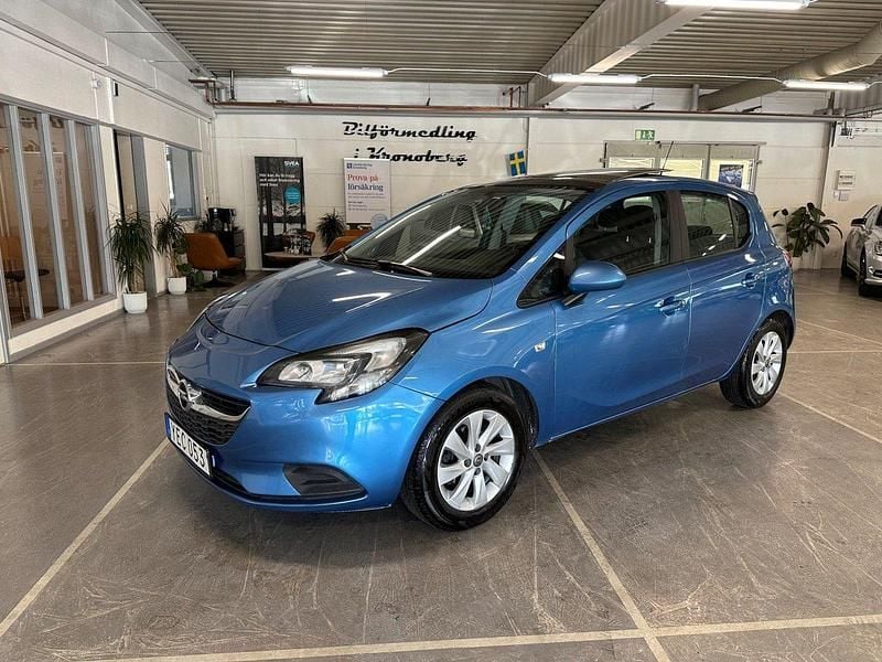 Blå Begagnad 2016 Opel Corsa Enjoy Halvkombi | 79 900 kr (Marknadspris) - Bild 1/2