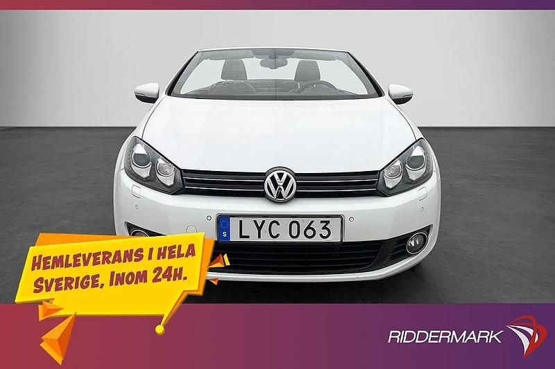 Begagnad VW Golf Cabriolet 160 HK (117 kW) 2011 Vit Cab