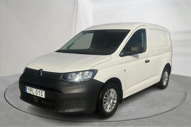 Vit Begagnad 2022 VW Caddy Minibuss | 169 000 kr (Superpris) - Bild 1/4