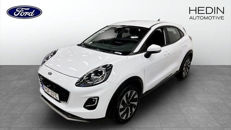 Vit Begagnad 2024 Ford Puma Titanium Halvkombi | 214 900 kr (Marknadspris) - Bild 1/4