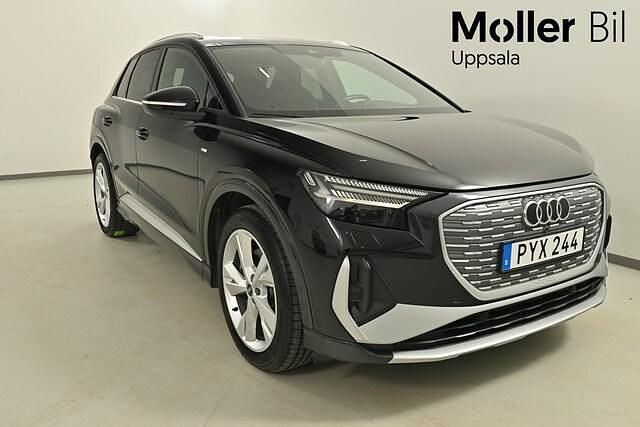 Mytsvart metallic Begagnad 2023 Audi Q4 e-tron Proline SUV | 469 900 kr (Dyr) - Bild 1/4