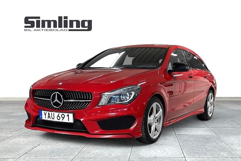 Röd Begagnad 2015 Mercedes CLA220 Shooting Brake AMG Kombi | 164 900 kr (Marknadspris) - Bild 1/4