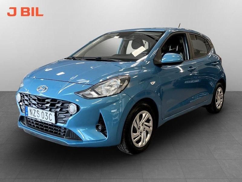 Begagnad Hyundai i10 Essential 67 HK (49 kW) 2021 Blå Halvkombi