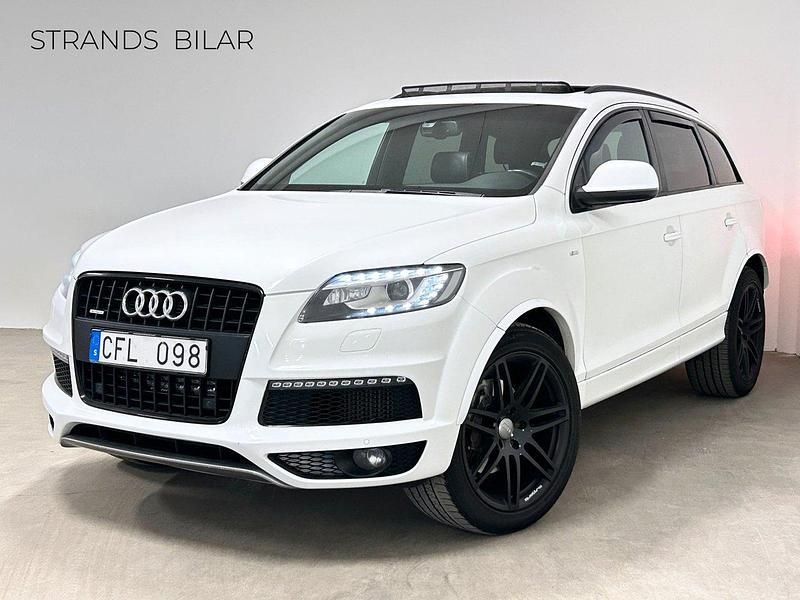 Vit Begagnad 2010 Audi Q7 S-Line SUV | 149 000 kr (Marknadspris) - Bild 1/4