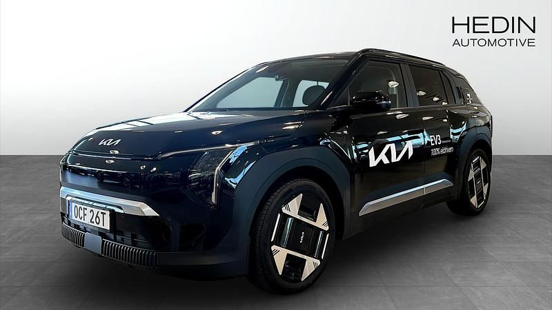 Svart (black) Begagnad 2025 Kia EV3 Plus SUV | 539 300 kr (Dyr) - Bild 1/4