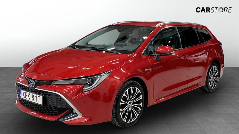 Begagnad Toyota Corolla 122 HK (89 kW) 2019 Röd Kombi