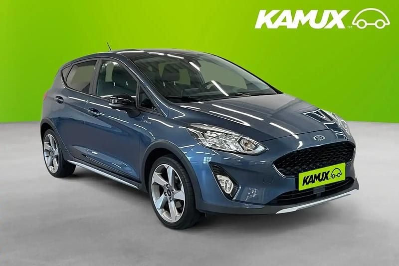 Blå Begagnad 2019 Ford Fiesta Active Halvkombi | 129 800 kr (Marknadspris) - Bild 1/4