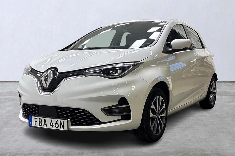 Vit Begagnad 2020 Renault Zoe Intens Halvkombi | 189 900 kr (Lite dyr) - Bild 1/4