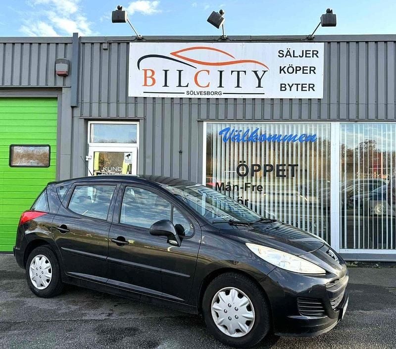 Svart Begagnad 2011 Peugeot 207 Kombi | 24 900 kr (Marknadspris) - Bild 1/4