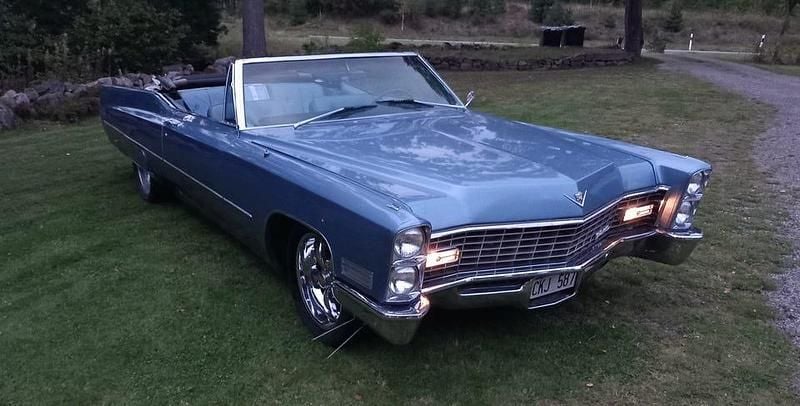 Begagnad Cadillac Deville 345 HK (253 kW) 1967 Blå metallic Sedan