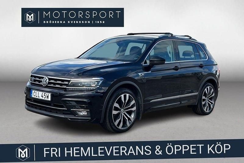 Svart Begagnad 2019 VW Tiguan GT SUV | 274 900 kr (Marknadspris) - Bild 1/3