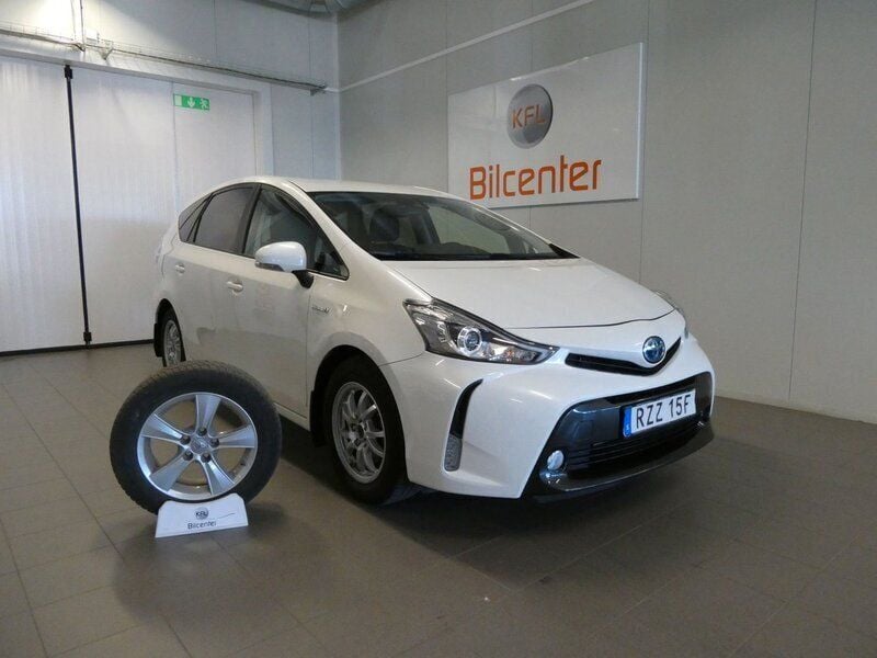 Vit Begagnad 2019 Toyota Prius+ Minibuss | 279 900 kr - Bild 1/3