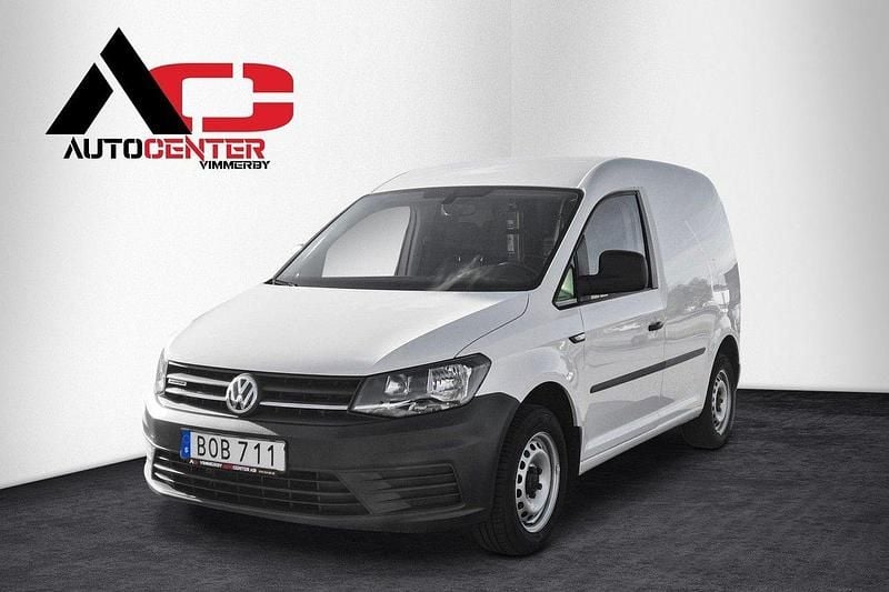 Vit Begagnad 2019 VW Caddy Minibuss | 107 500 kr (Marknadspris) - Bild 1/4