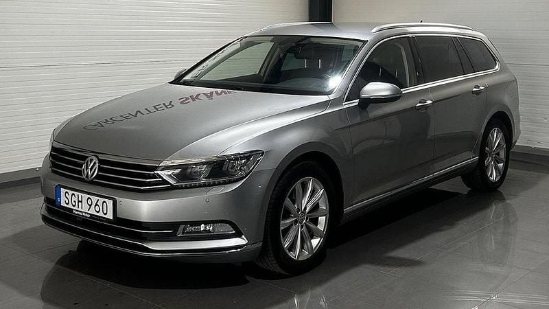 Silver Begagnad 2015 VW Passat GT Kombi | 139 900 kr (Marknadspris) - Bild 1/4