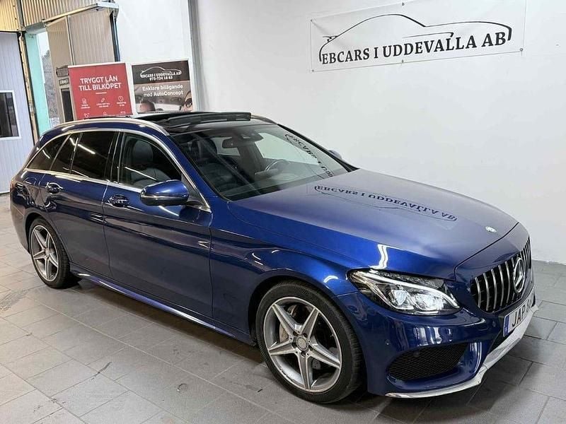 Begagnad Mercedes C250 AMG 204 HK (150 kW) 2015 Blå Kombi
