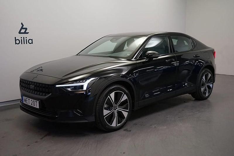 Svart Begagnad 2023 Polestar 2 Long Range Dual motor Halvkombi | 379 500 kr (Bra pris) - Bild 1/3