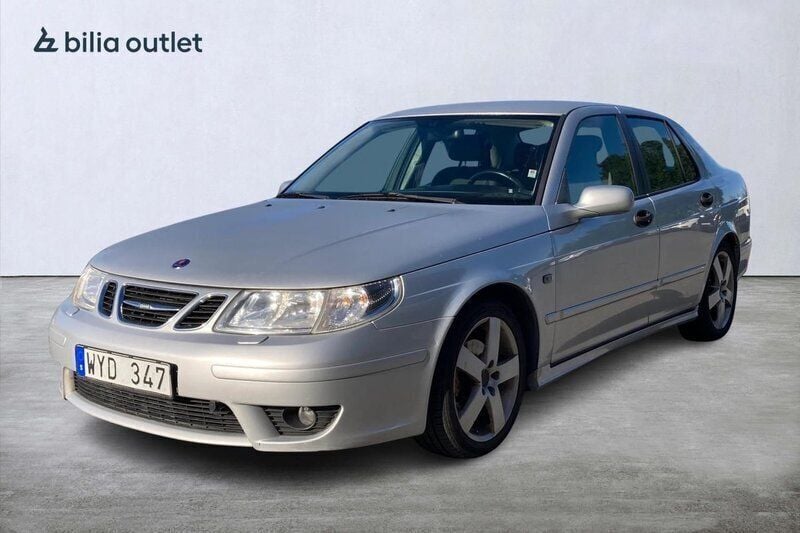 Silver Begagnad 2005 Saab 9-5 Sedan | 12 900 kr (Superpris) - Bild 1/3