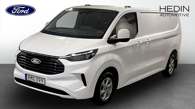 Frozen white Begagnad 2024 Ford Transit Custom Limited Van | 399 900 kr (Lite dyr) - Bild 1/4