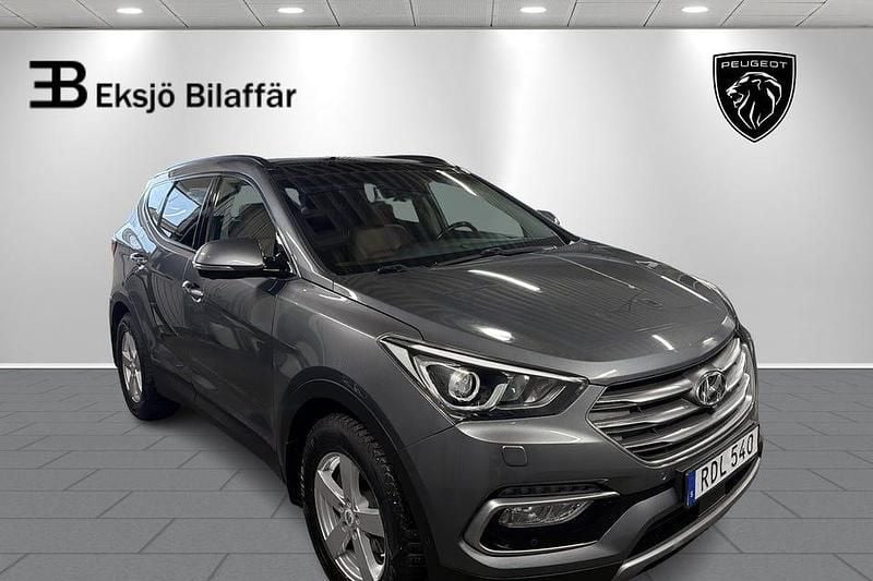 Begagnad Hyundai Santa Fe 200 HK (147 kW) 2017 Silver SUV