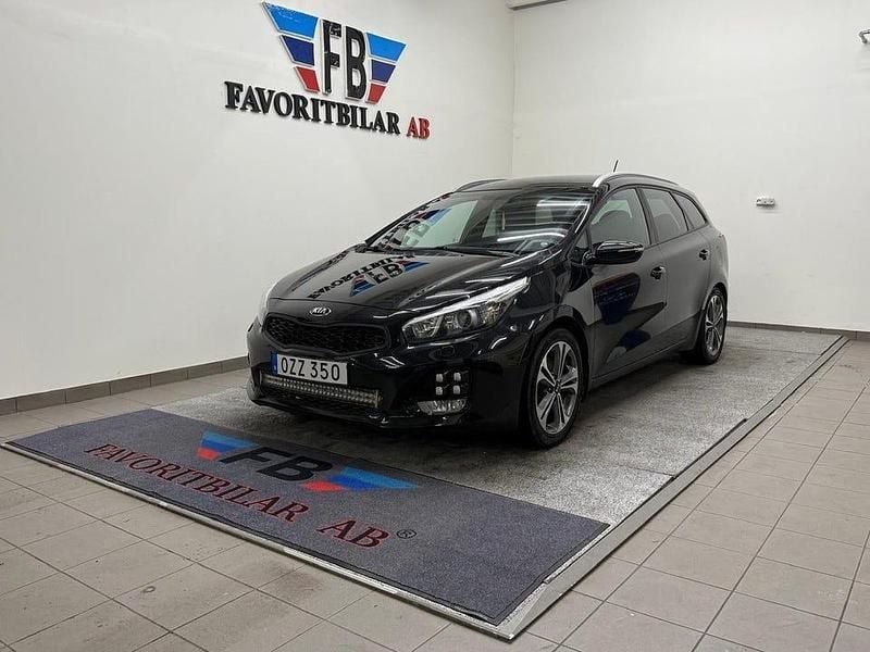 Svart Begagnad 2016 Kia Ceed Sportswagon GT-Line Kombi | 69 900 kr (Marknadspris) - Bild 1/4