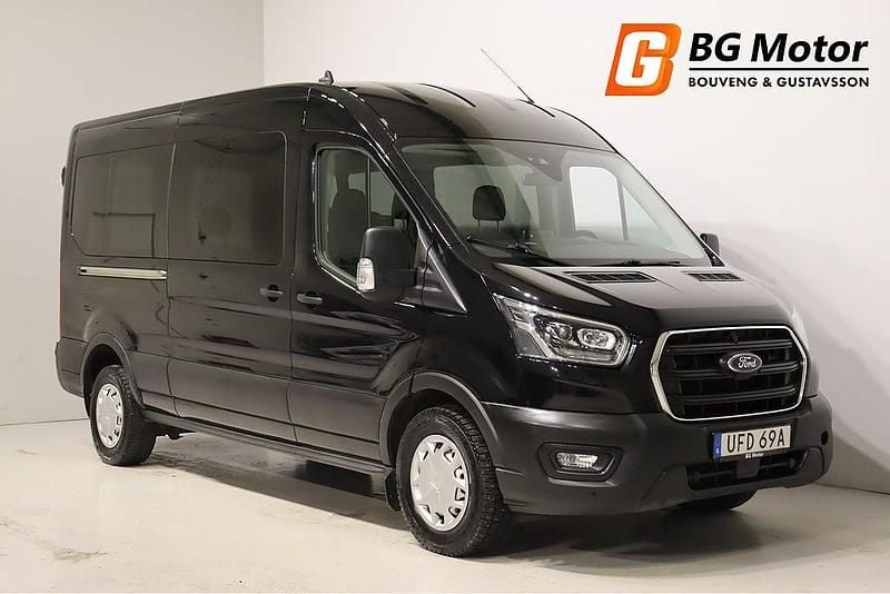 Svart Begagnad 2020 Ford Transit Kombi | 329 700 kr (Dyr) - Bild 1/4