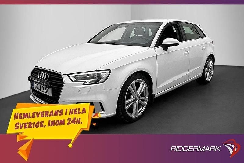 Begagnad Audi A3 Sportback Proline 150 HK (110 kW) 2019 Vit Halvkombi