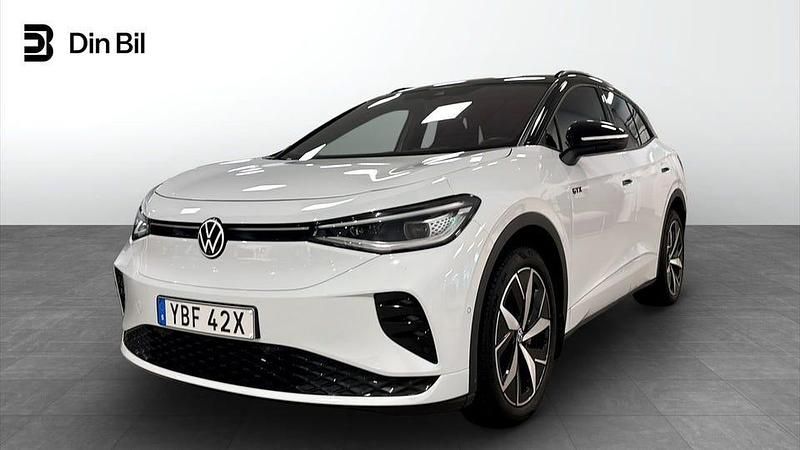 Vit Begagnad 2022 VW ID.4 GTX SUV | 349 900 kr (Marknadspris) - Bild 1/4