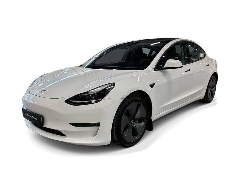 Vit Begagnad 2020 Tesla Model 3 Long Range AWD Sedan | 341 303 kr (Dyr) - Bild 1/4