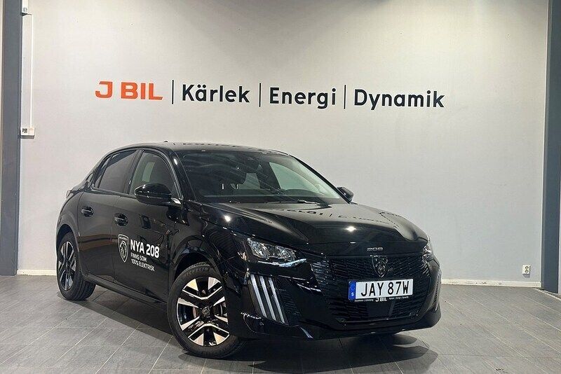 Svart perla nera Begagnad 2024 Peugeot 208 Halvkombi | 219 900 kr - Bild 1/4