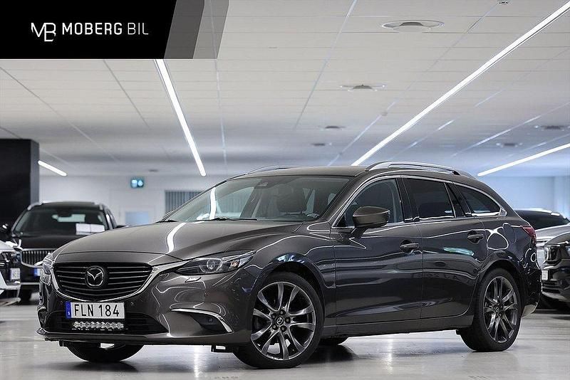 Brun Begagnad 2016 Mazda 6 Kombi | 159 900 kr (Bra pris) - Bild 1/3