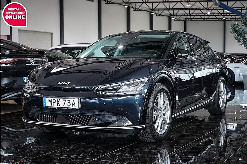 Blå Begagnad 2022 Kia EV6 SUV | 309 500 kr - Bild 1/4