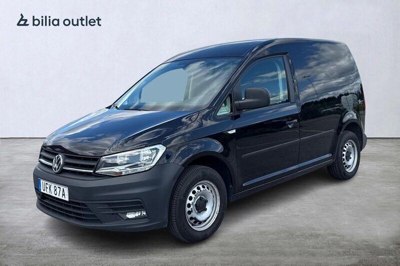 Svart Begagnad 2020 VW Caddy Minibuss | 139 900 kr (Marknadspris) - Bild 1/4