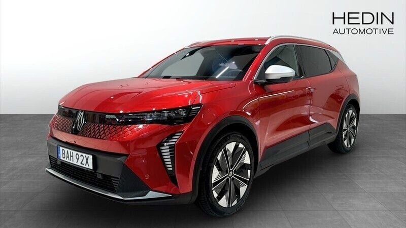 Röd (red) Begagnad 2024 Renault Scénic Techno Minibuss | 474 800 kr (Marknadspris) - Bild 1/4
