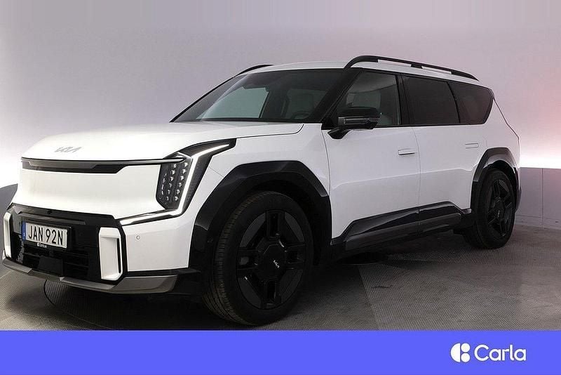 Vit Begagnad 2023 Kia EV9 GT-Line SUV | 789 900 kr (Superpris) - Bild 1/4
