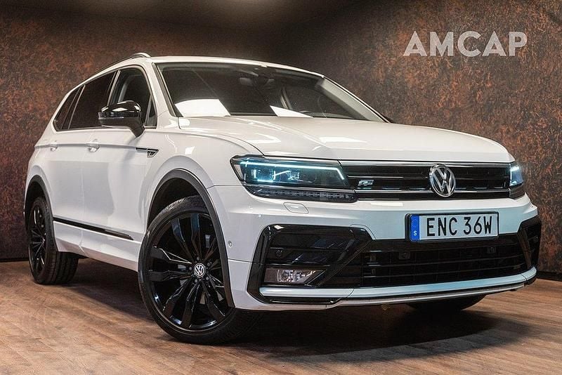 Vit Begagnad 2020 VW Tiguan Allspace SUV | 369 500 kr (Lite dyr) - Bild 1/4