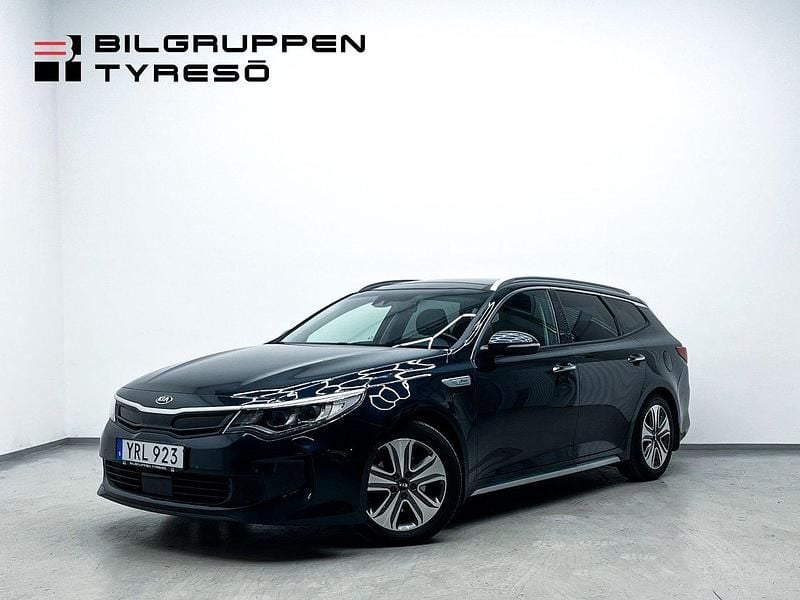 Blå Begagnad 2018 Kia Optima Hybrid 2 Sedan | 149 900 kr (Bra pris) - Bild 1/4