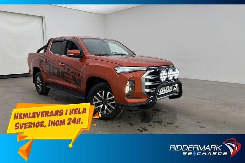 Orange Begagnad 2022 Maxus e-T90 Pickup | 359 800 kr - Bild 1/4