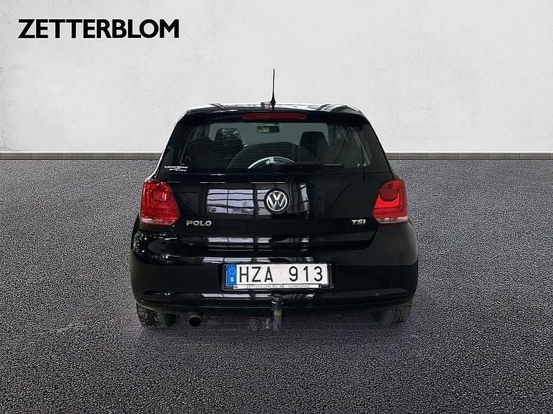 Begagnad VW Polo 90 HK (66 kW) 2012 Svart Halvkombi