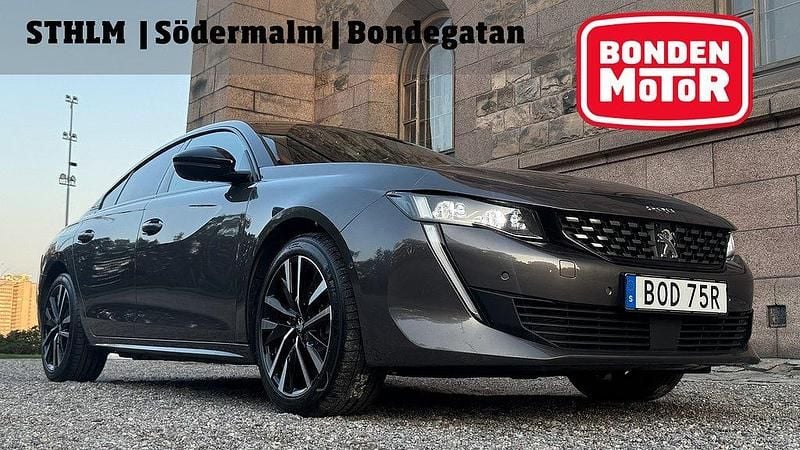 Grå Begagnad 2022 Peugeot 508 GT Sedan | 294 000 kr (Lite dyr) - Bild 1/4