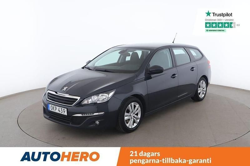 Mörkgrå Begagnad 2016 Peugeot 308 Active Kombi | 89 000 kr (Marknadspris) - Bild 1/4