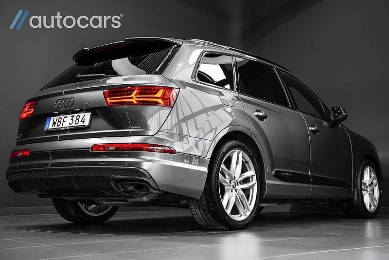 Begagnad Audi Q7 S-Line 272 HK (200 kW) 2018 Grå SUV